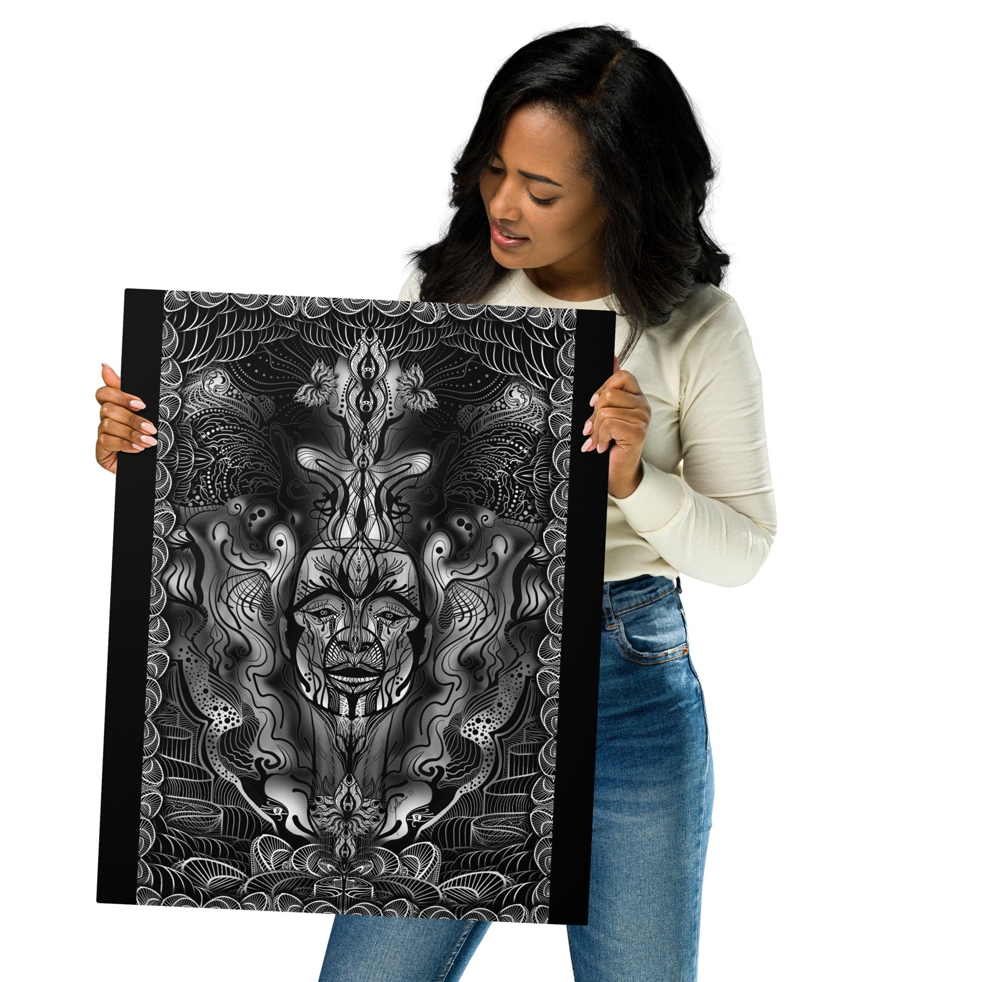 Dark Matter Download - Metal print - 1111Arts