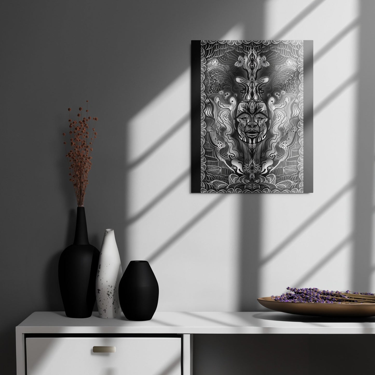 Dark Matter Download - Metal print - 1111Arts