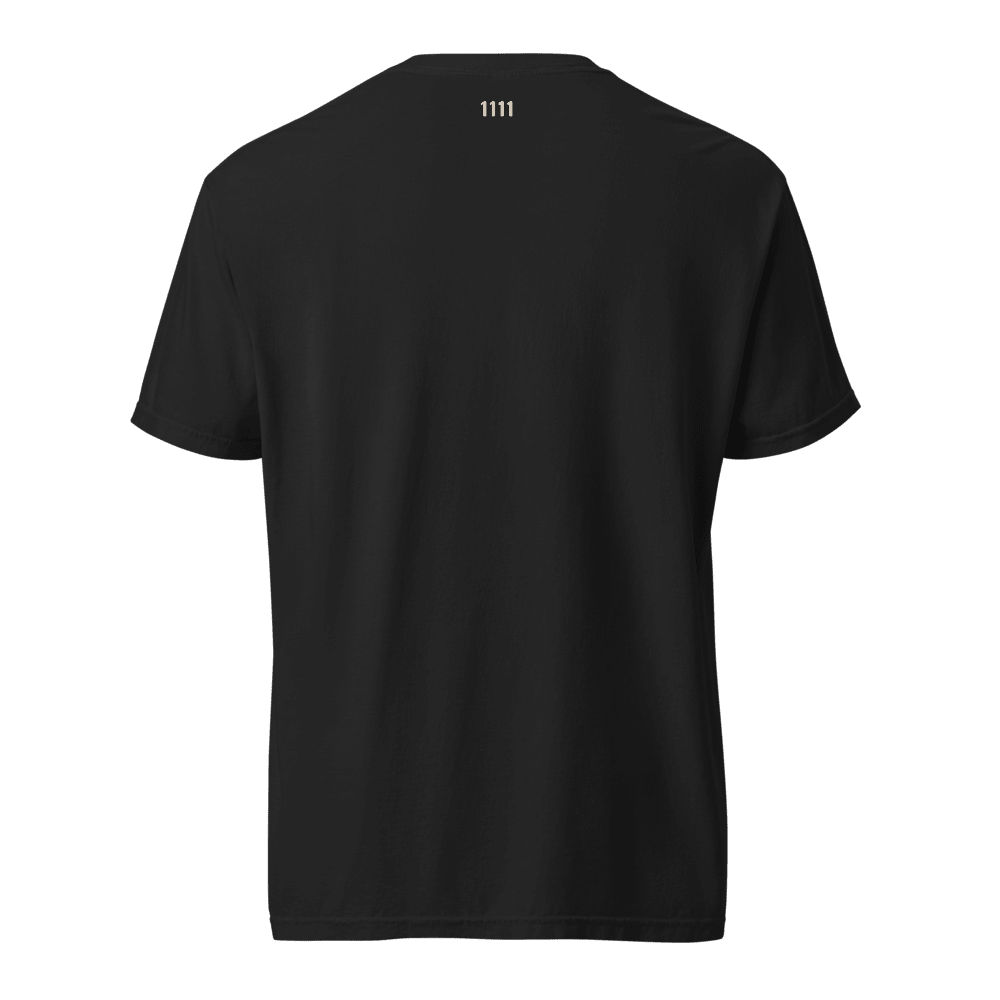 Eleven Eleven Type Study Tee - Heavyweight Garment-Dyed - The Eleven Eleven Foundation