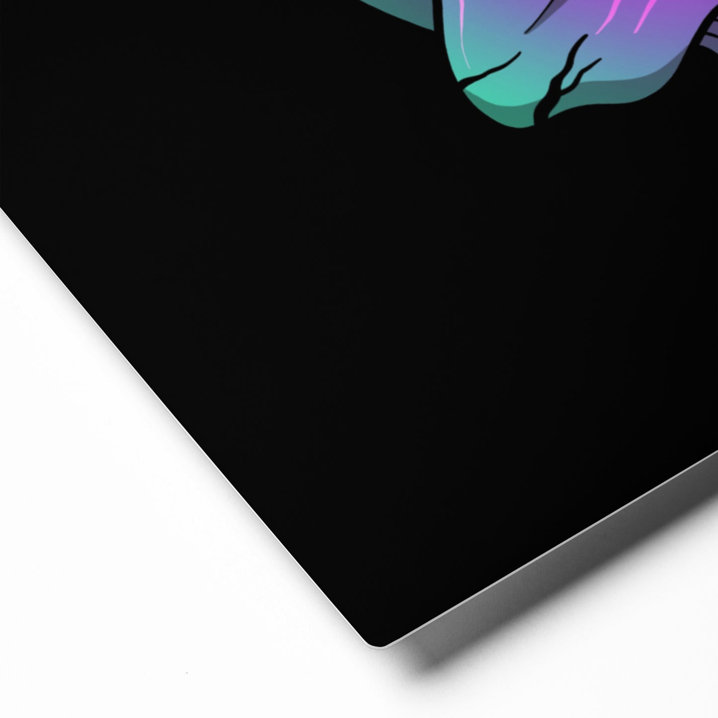 Purple ombre skull – Canvas