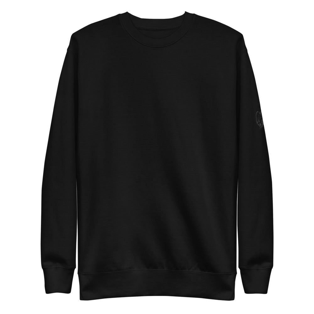 Jay Edwards Heart Sleeve Crewneck - Premium Fleece - The Eleven Eleven Foundation