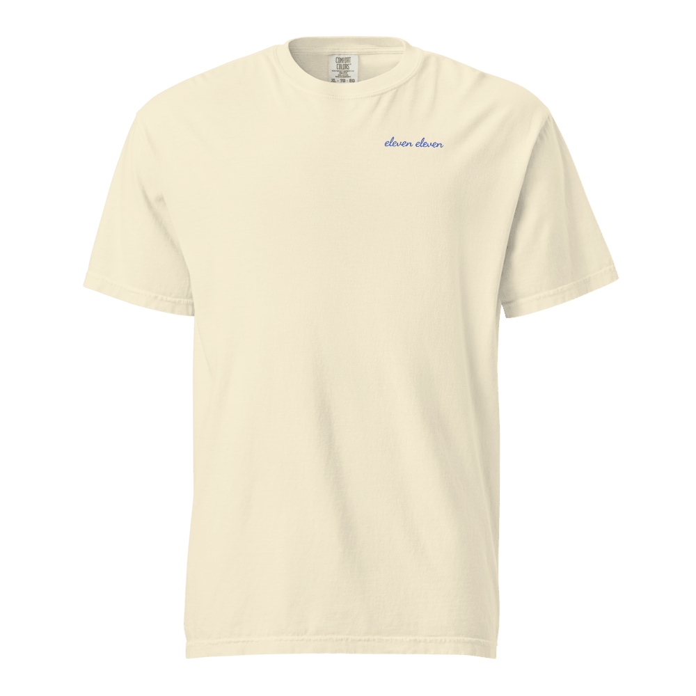 Eleven Eleven Butterfly Study Tee - Heavyweight Garment-Dyed - The Eleven Eleven Foundation