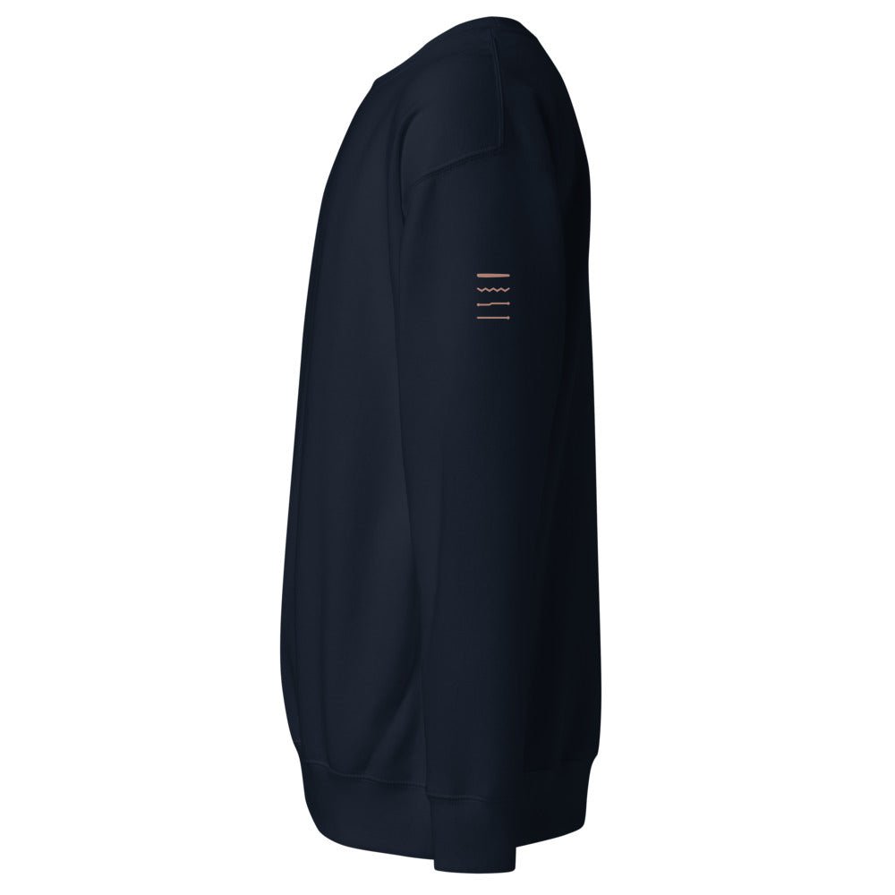 Four Strokes Sleeve Crewneck - Premium Fleece - The Eleven Eleven Foundation