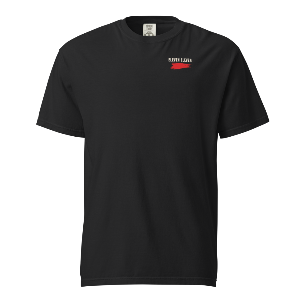 Eleven Eleven Sculpture Tee in Black - front